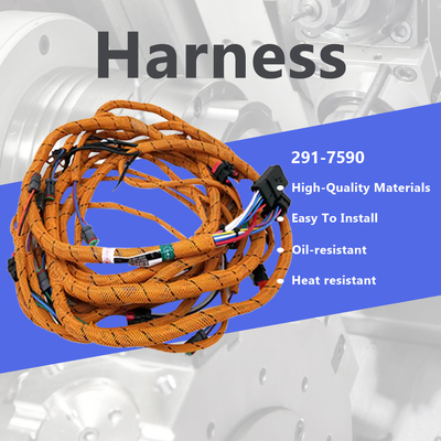 Diesel Engine Parts Wring Harness 140H 160H Engine Fuel Injector Wiring Harness 147-1771