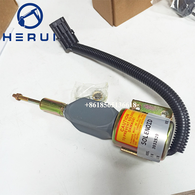 3932530 3932529 Solenoid For R220-5 R210-3 Flameout Solenoid Valve Fuel Stop Valve