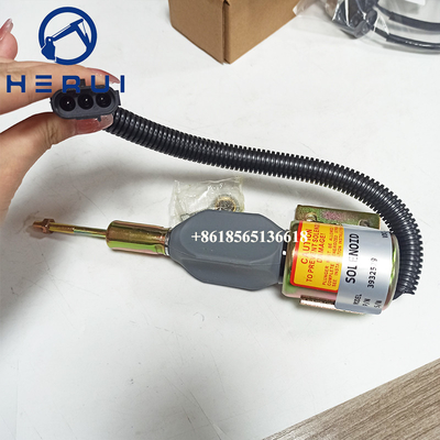 3932530 3932529 Solenoid For R220-5 R210-3 Flameout Solenoid Valve Fuel Stop Valve