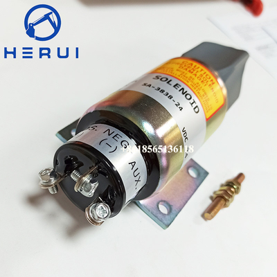 SA-3838-24 SA-3838 24V Stop Solenoid For Cummins 2003-24E7U1B1S2A 3 Terminals
