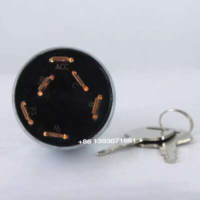 6 Lines SH60 SH120 SH200A1 SH350 Ignition Switch SH200A2 Start Switch for Sumitomo With 2keys