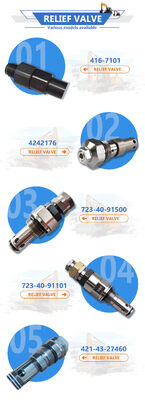 723-40-91200 7234091200 Relief Valve for Komatsu  PC200-7 PC200-8 Excavator Spare Parts