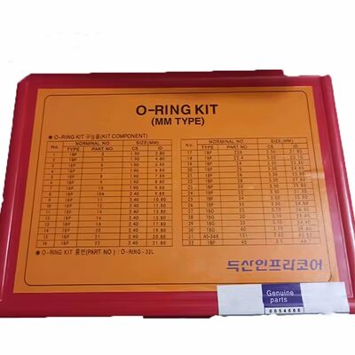 For Doosan Daewoo Excavator O-Ring Kit DX DH Rubber NBR 90 Sealing O-rings Nitrile Washer Rubber O ring Set Assortment Kit