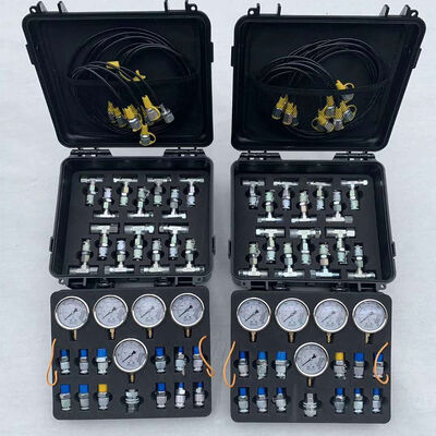 Excavator Hydraulic Pressure Gauge Kits Excavator  Diagnostic Tool for 