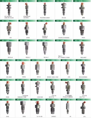 Crawler Excavator Track Adjuster Grease Valve Fitting Spare Part for Hitachi
