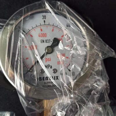 Hydraulic Pressure Test Kit 3 Gauges for Excavators Pressure Gauge Diagnostic Tools