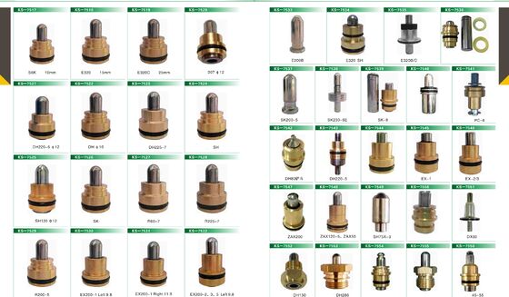 E320B C D Excavator Joystick Pusher Hydraulic Walking Pilot Control Valve Pusher for 