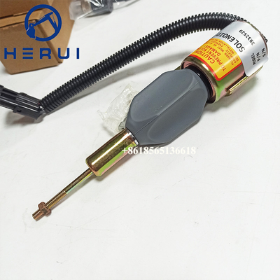 3932530 3932529 Solenoid For R220-5 R210-3 Flameout Solenoid Valve Fuel Stop Valve