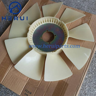 14505630 VOE14505630 EC210B Engine Fan Blade 4 Holes 9 Blades for  Excavator Cooling Part