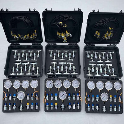 Excavator Hydraulic Pressure Gauge Kits Excavator  Diagnostic Tool for 